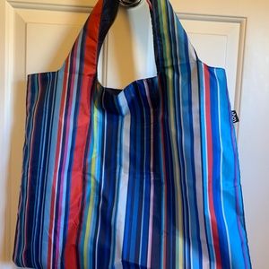 Loqi Nautical Striped Tote Bag With Mini Purse (Brand New)